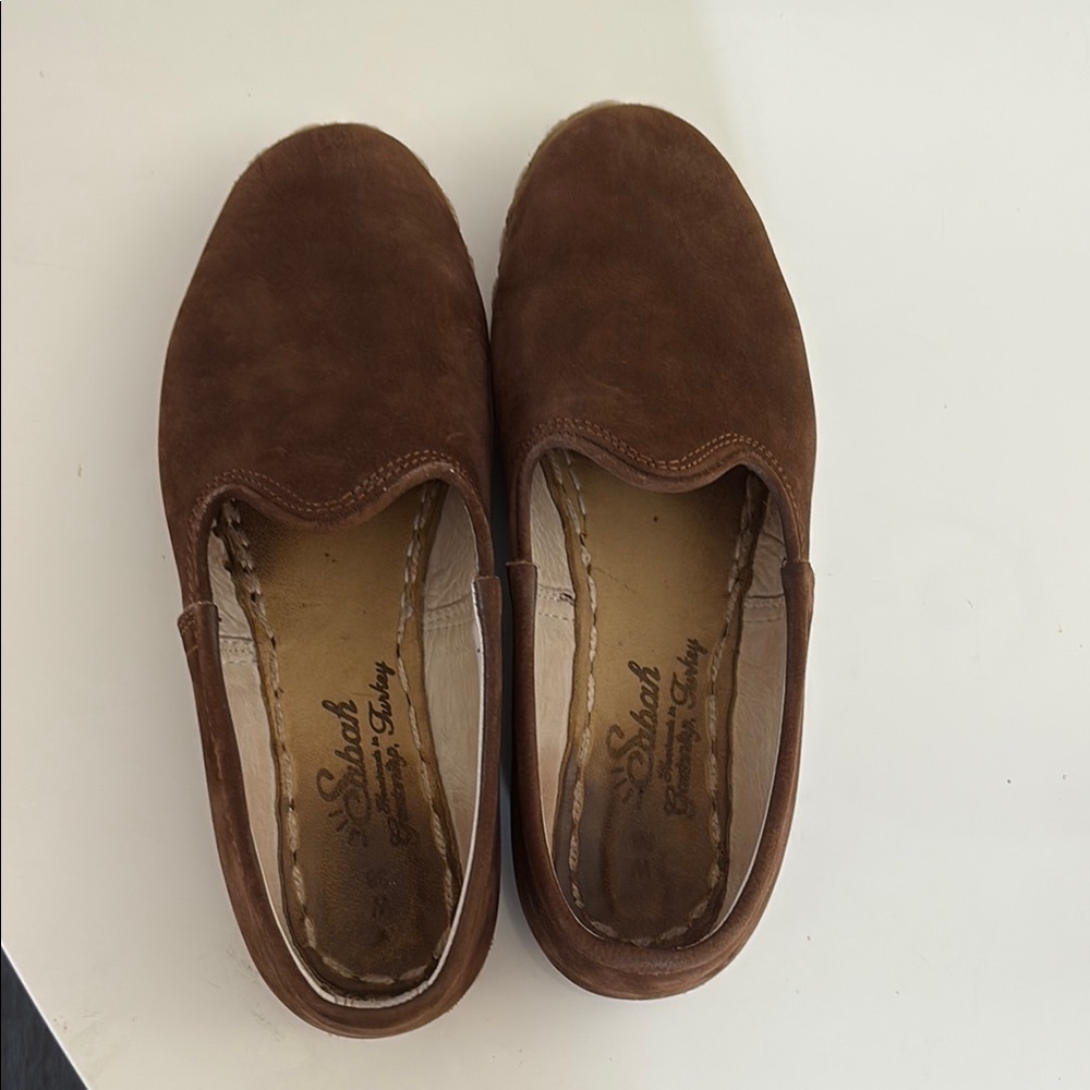 Sabah shoes womens Kahve brown suede 38
